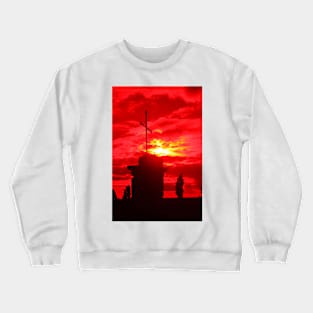 Heart of Sicily. Enna, Italy Crewneck Sweatshirt